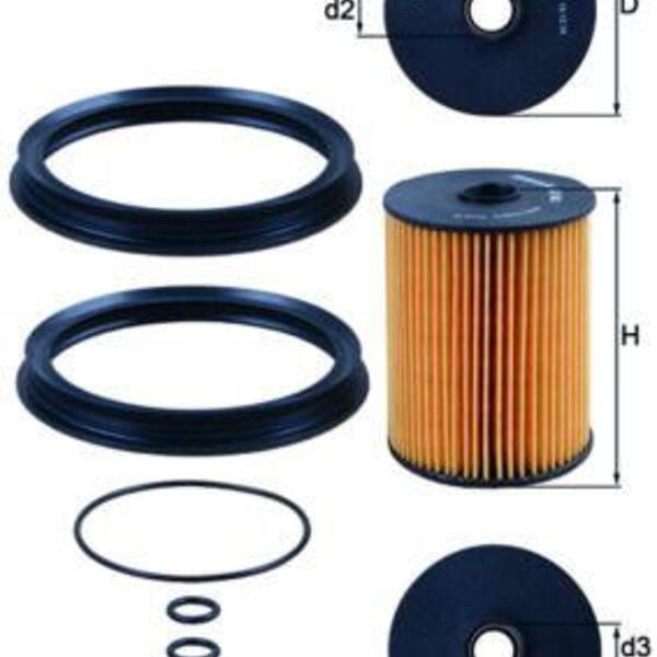 Palivový filtr KNECHT KX 504D