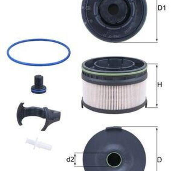 Palivový filtr KNECHT KX 533KIT