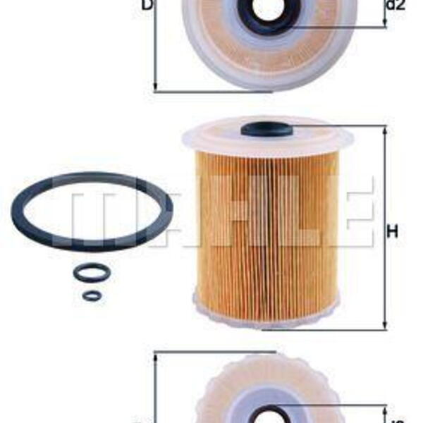 Palivový filtr KNECHT KX 75D