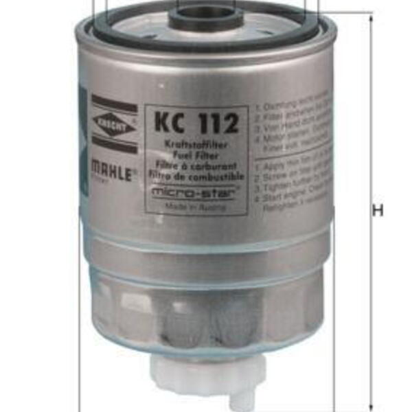 Palivový filtr MAHLE KC 112