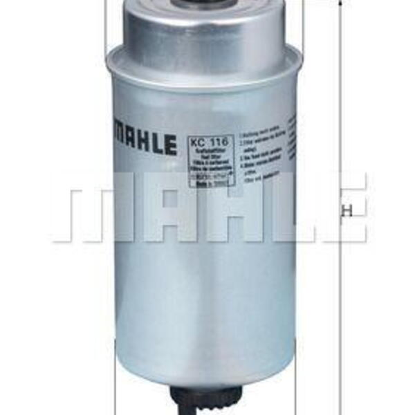 Palivový filtr MAHLE KC 116