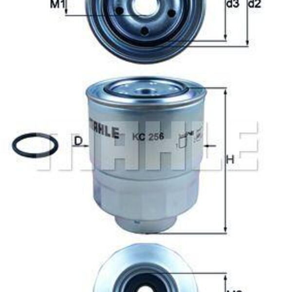 Palivový filtr MAHLE KC 256D