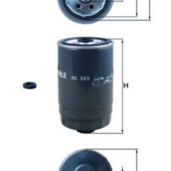 Palivový filtr MAHLE KC 503D