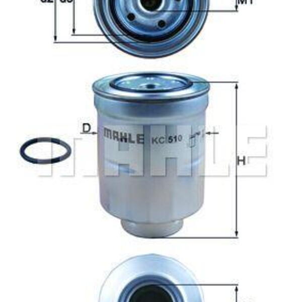 Palivový filtr MAHLE KC 510D