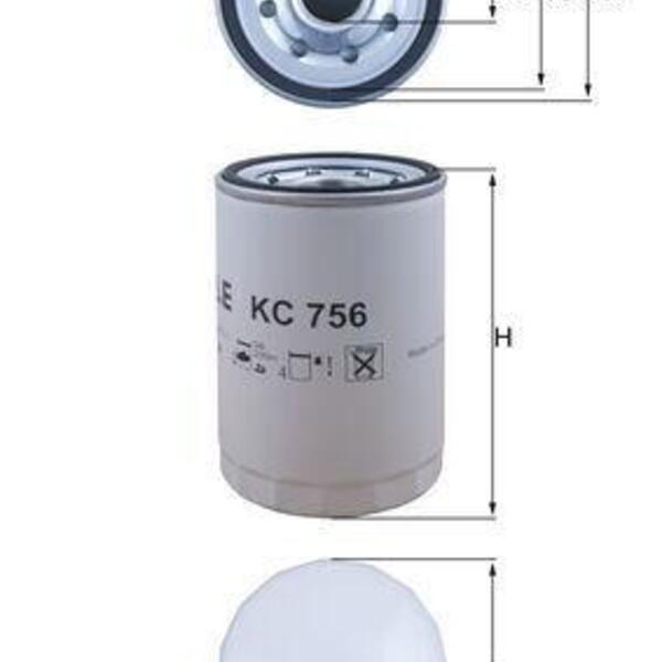 Palivový filtr MAHLE KC 756