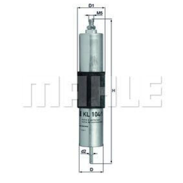 Palivový filtr MAHLE KL 104/1