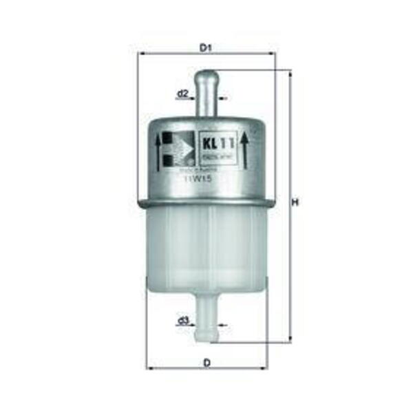 Palivový filtr MAHLE KL 11 OF