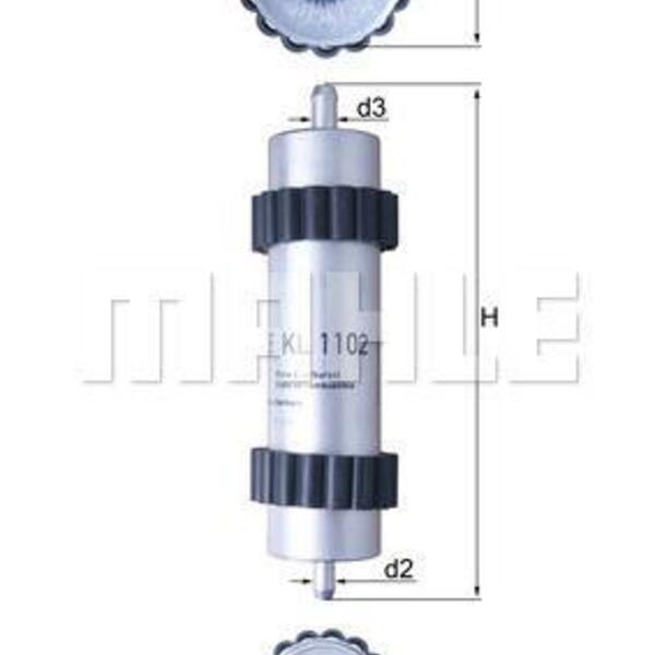 Palivový filtr MAHLE KL 1102