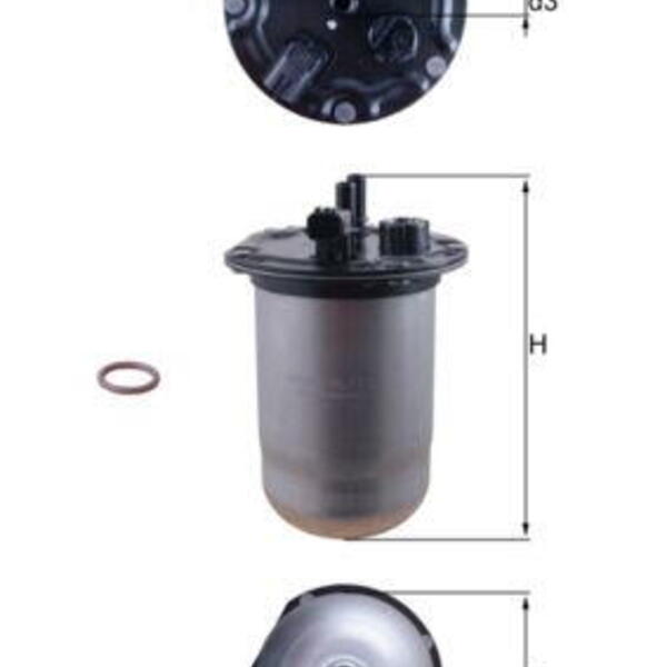 Palivový filtr MAHLE KL 1132D