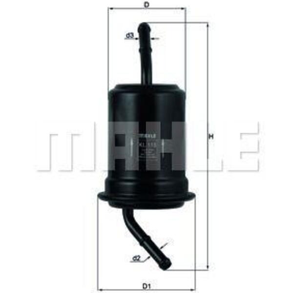 Palivový filtr MAHLE KL 115