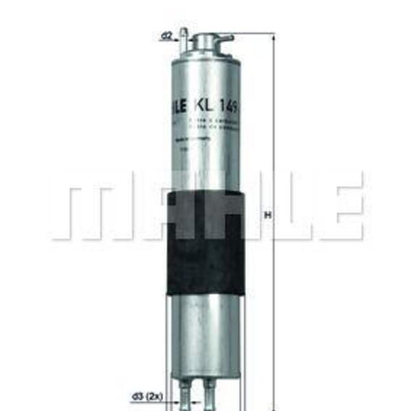 Palivový filtr MAHLE KL 149