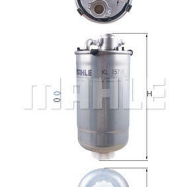 Palivový filtr MAHLE KL 157/1D