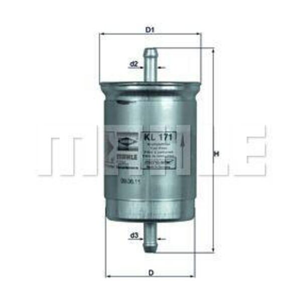 Palivový filtr MAHLE KL 171