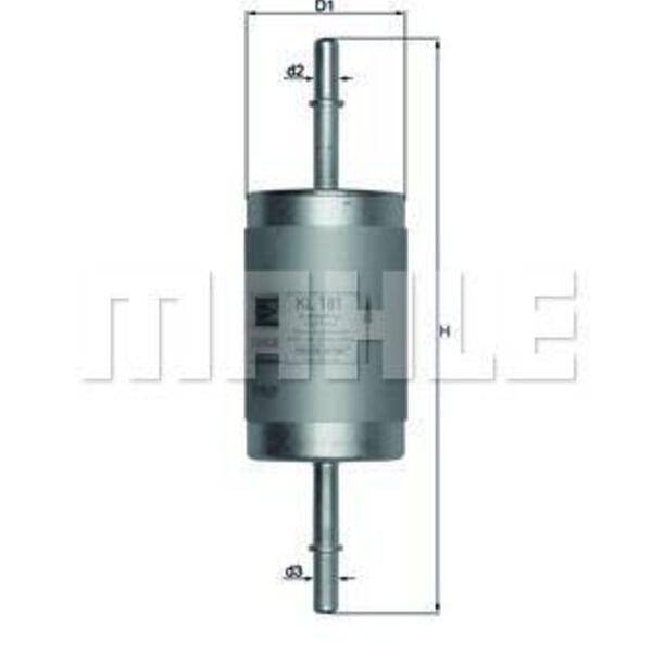 Palivový filtr MAHLE KL 181
