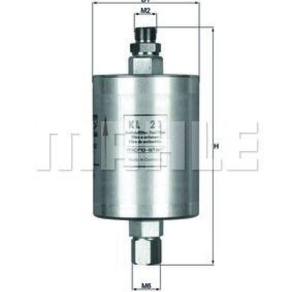 Palivový filtr MAHLE KL 21