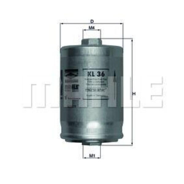 Palivový filtr MAHLE KL 36