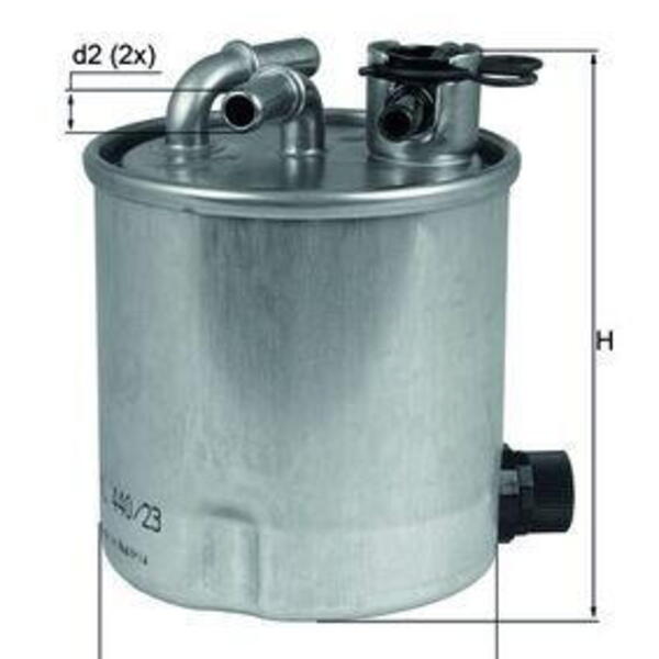 Palivový filtr MAHLE KL 440/23