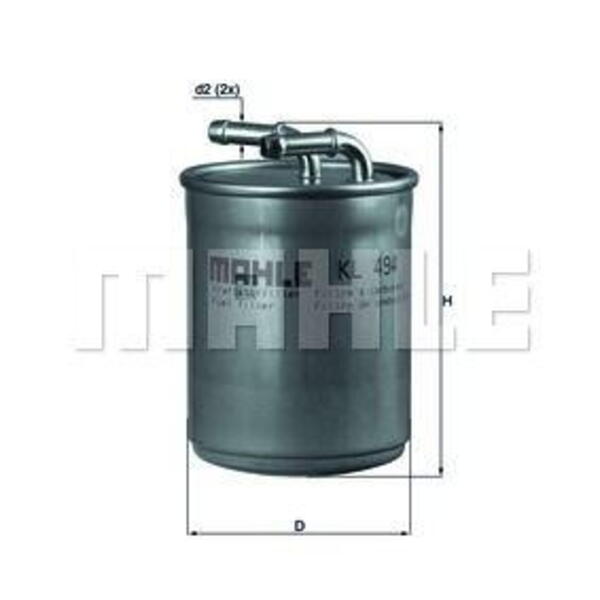 Palivový filtr MAHLE KL 494