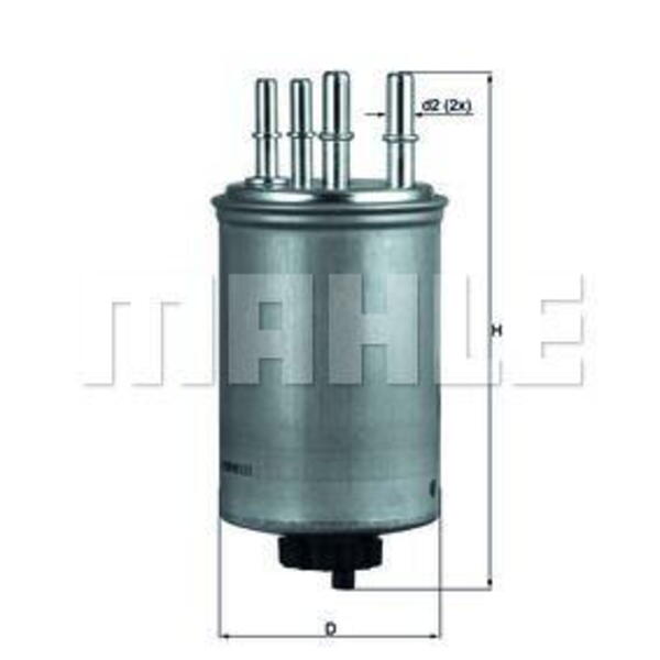 Palivový filtr MAHLE KL 506