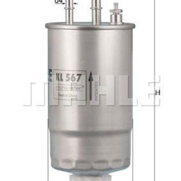 Palivový filtr MAHLE KL 567