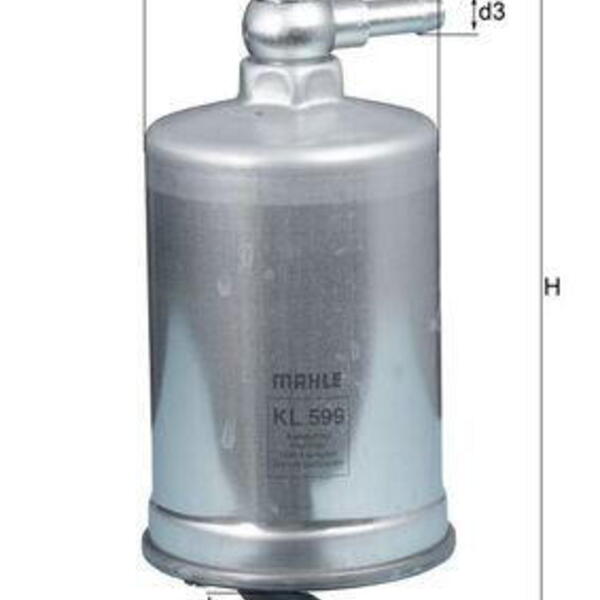 Palivový filtr MAHLE KL 599