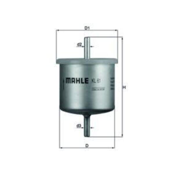 Palivový filtr MAHLE KL 61