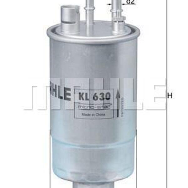 Palivový filtr MAHLE KL 630 KL 630