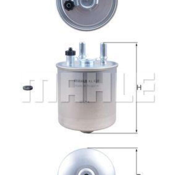 Palivový filtr MAHLE KL 639D