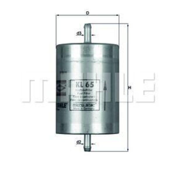 Palivový filtr MAHLE KL 65