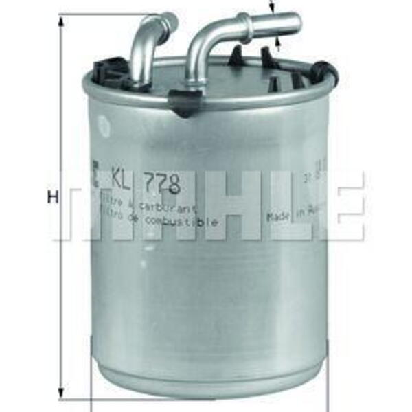 Palivový filtr MAHLE KL 778
