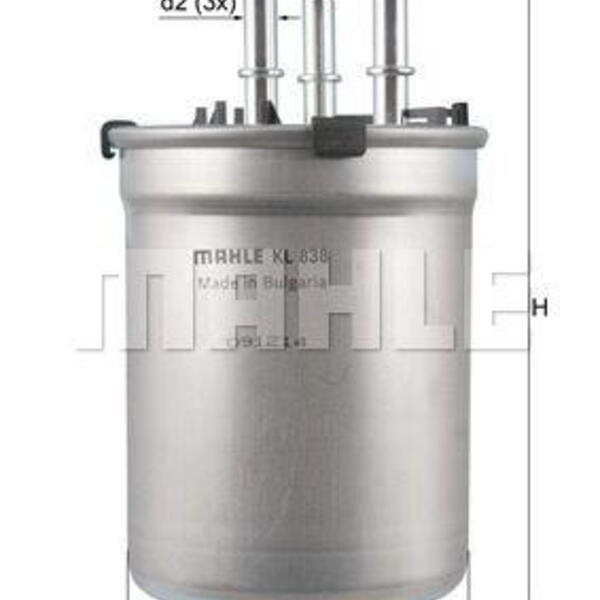Palivový filtr MAHLE KL 838