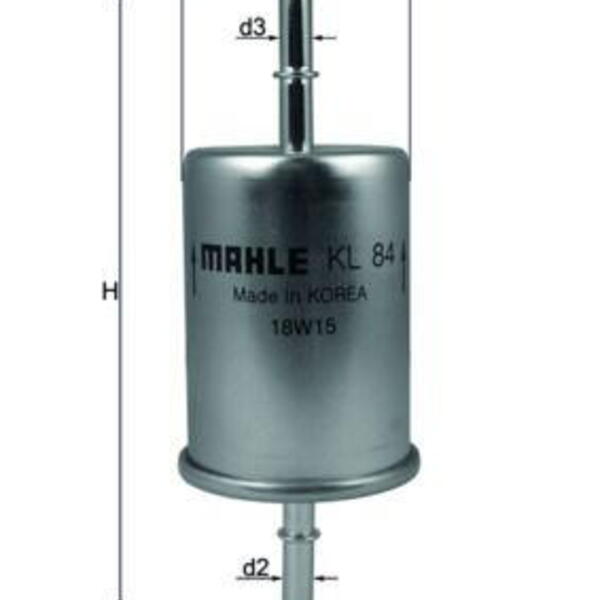 Palivový filtr MAHLE KL 84