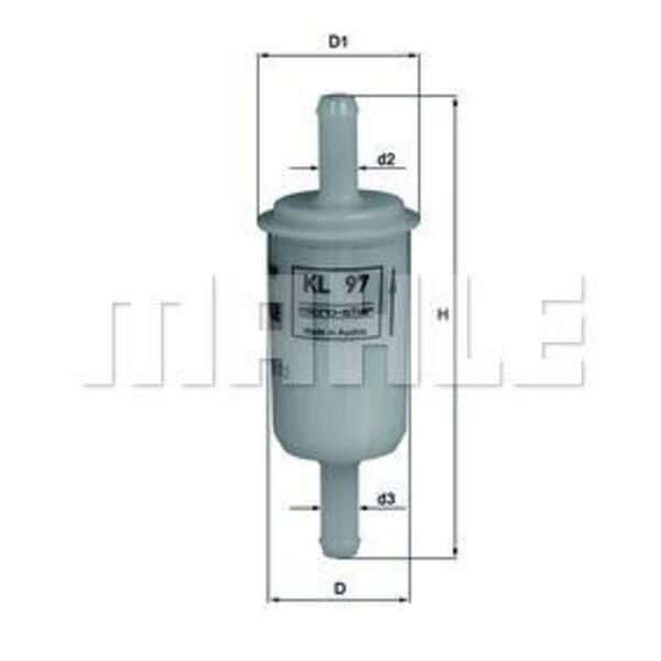 Palivový filtr MAHLE KL 97 OF