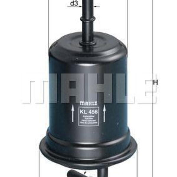 Palivový filtr MAHLE KNECHT KL 456