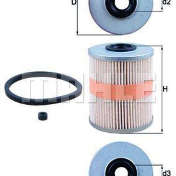 Palivový filtr MAHLE KX 206D