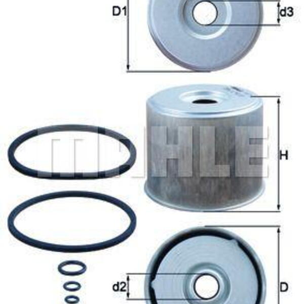 Palivový filtr MAHLE KX 23D