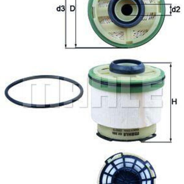 Palivový filtr MAHLE KX 385D