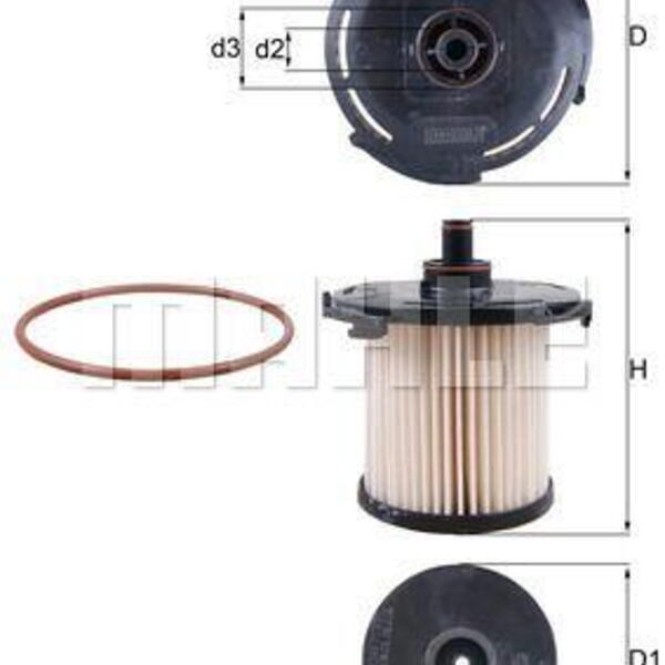Palivový filtr MAHLE KX 387D