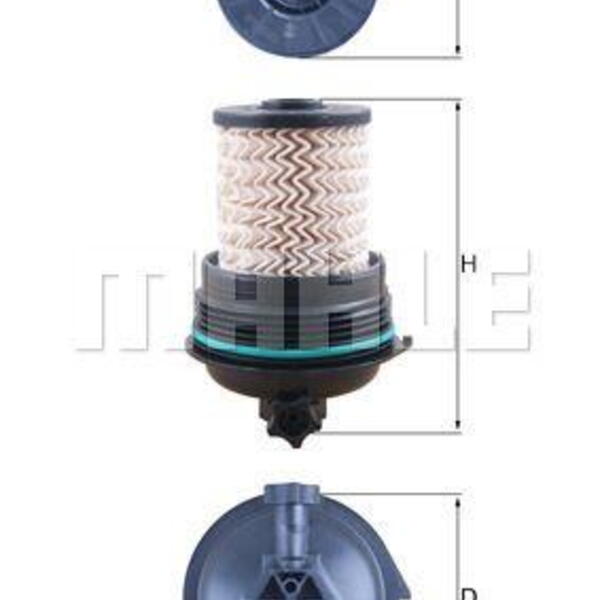 Palivový filtr MAHLE KX 480