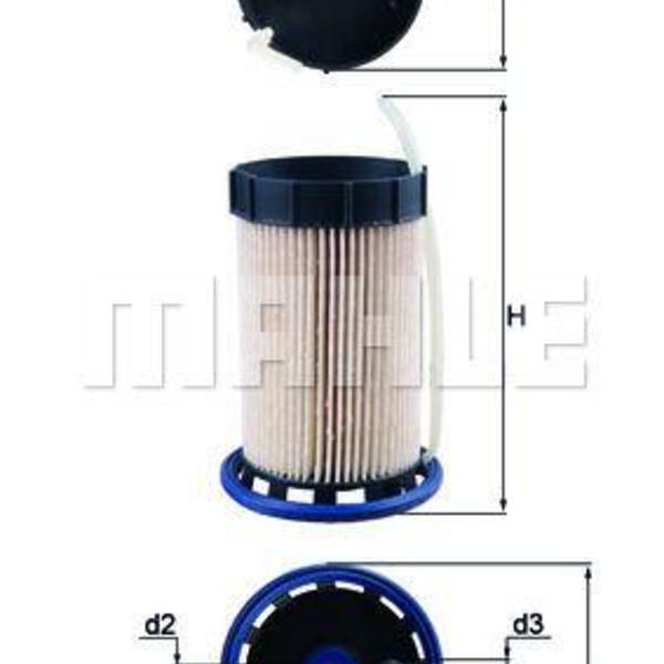 Palivový filtr MAHLE KX 492