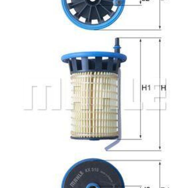 Palivový filtr MAHLE KX 515