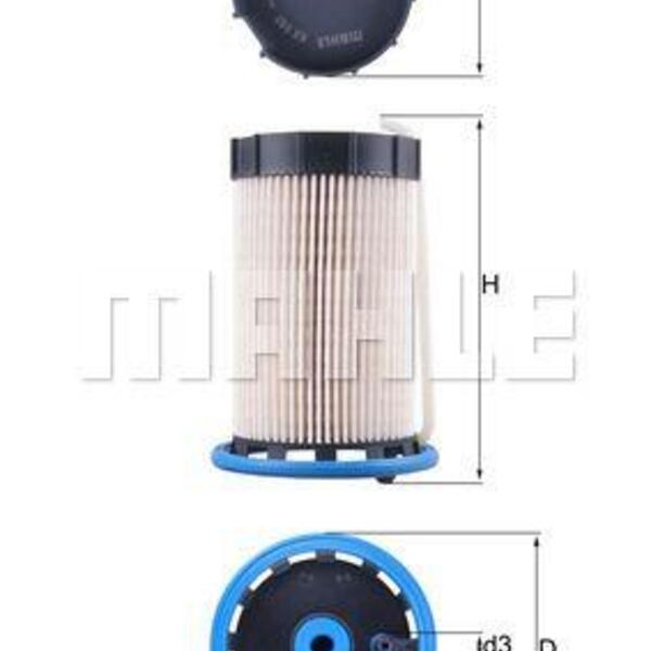 Palivový filtr MAHLE KX 592