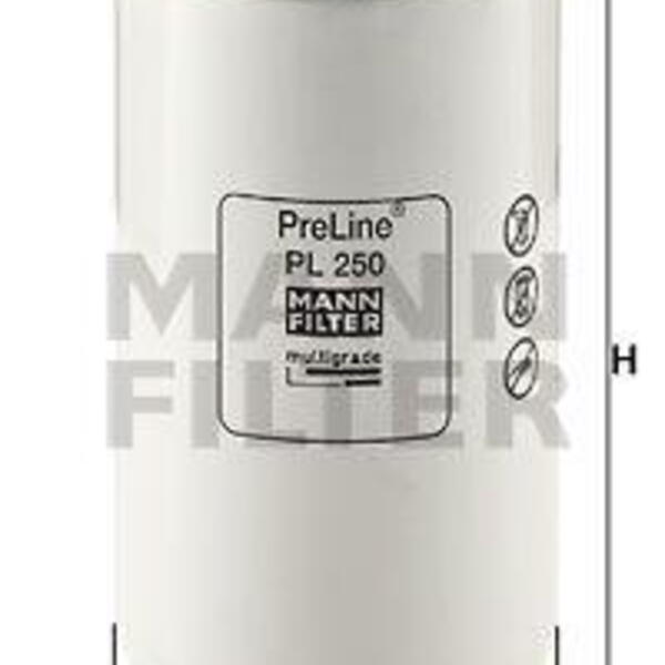 Palivový filtr MANN-FILTER PL 250