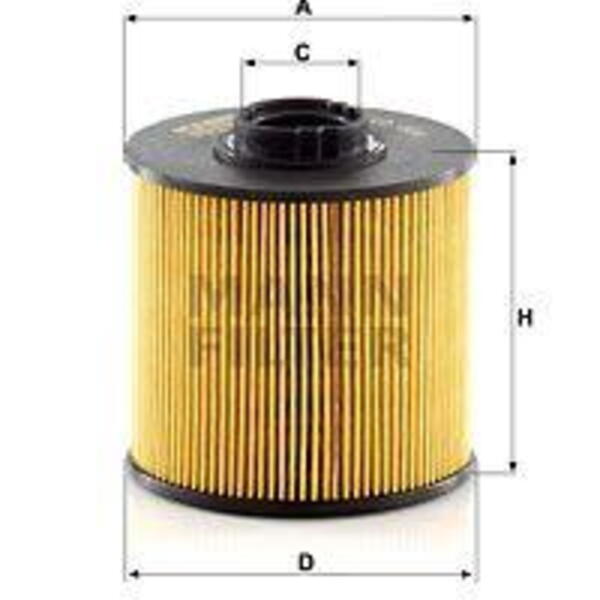 Palivový filtr MANN-FILTER PU 10 004 z
