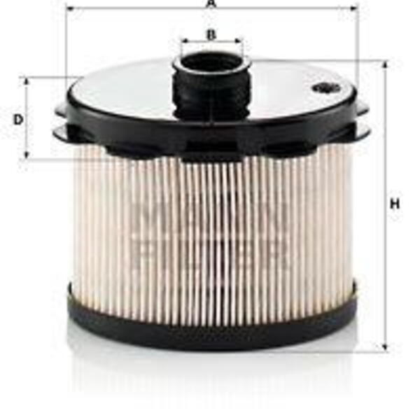 Palivový filtr MANN-FILTER PU 1021 x