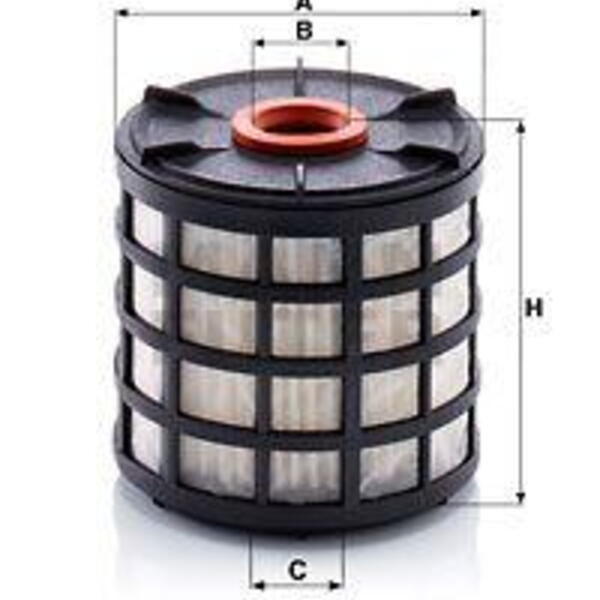Palivový filtr MANN-FILTER PU 7010 z