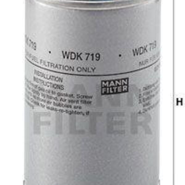 Palivový filtr MANN-FILTER WDK 719