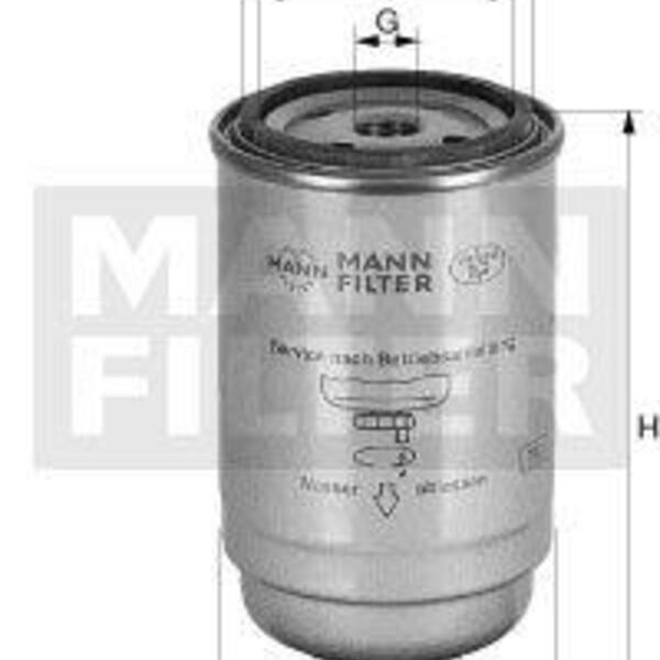 Palivový filtr MANN-FILTER WDK 724/5 WDK 724/5