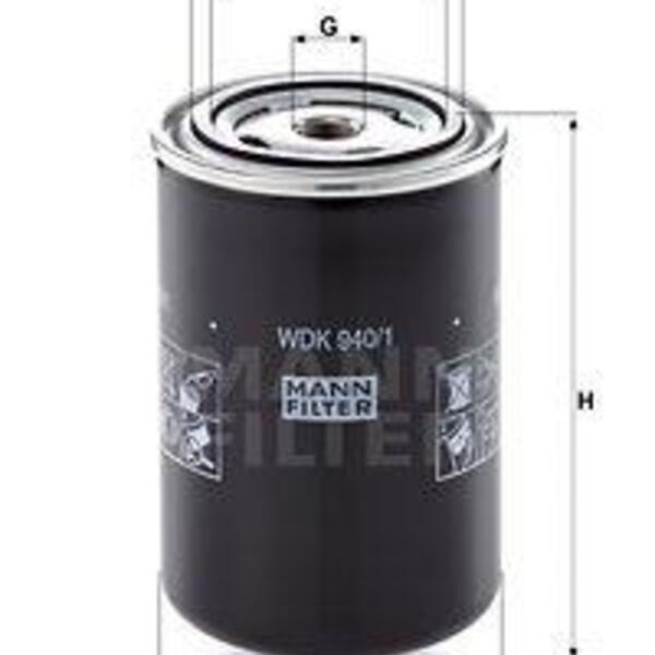 Palivový filtr MANN-FILTER WDK 940/1