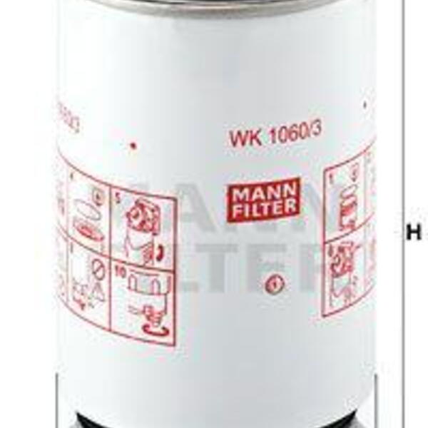 Palivový filtr MANN-FILTER WK 1060/3 x WK 1060/3 x